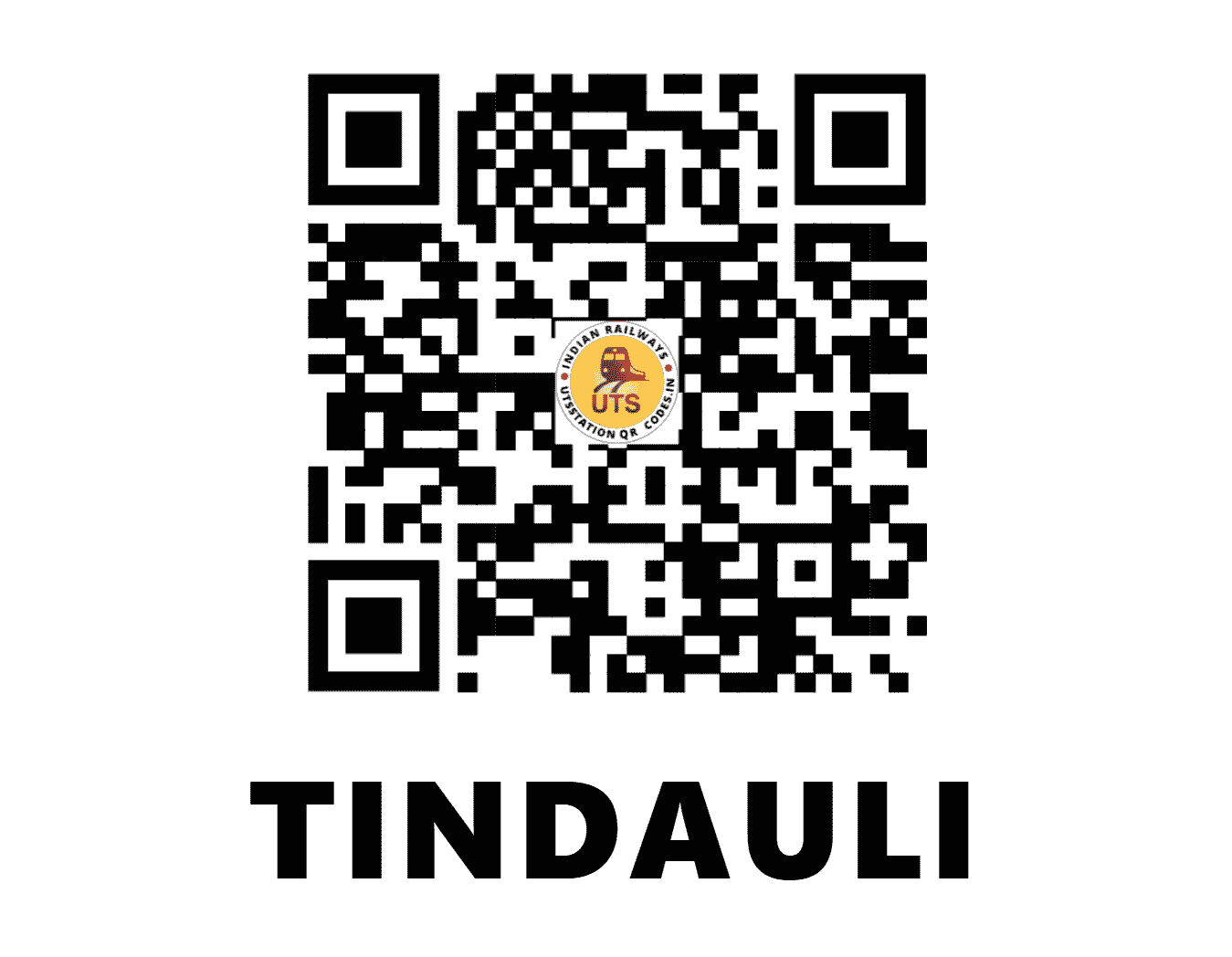 UTS QR Code for TINDAULI - TNUE - NC (UTTAR PRADESH)